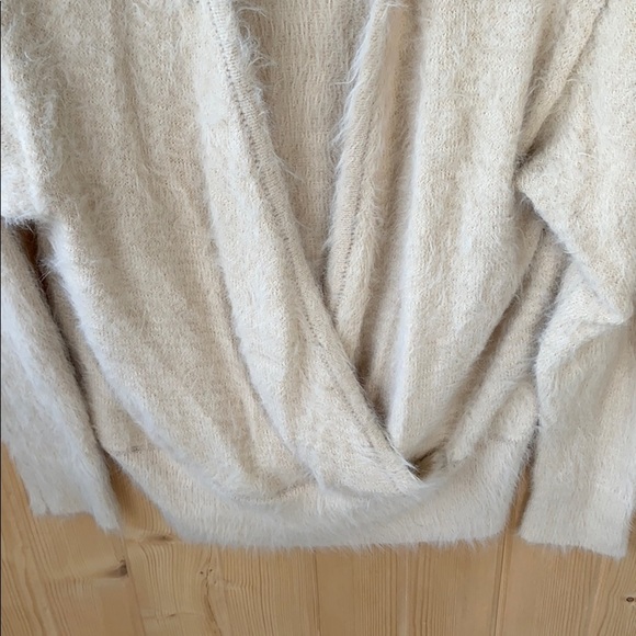 American Eagle Beige Cream Eyelash Knit Sweater - Picture 7 of 9